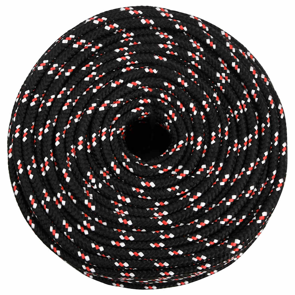 Vidaxl laars touw 10 mm 500 m polypropyleen zwart