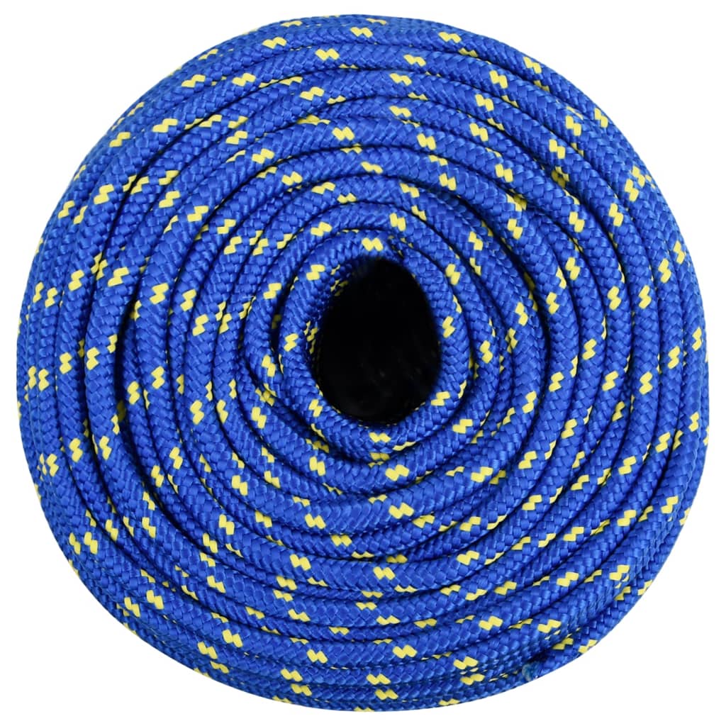Vidaxl laars touw 6 mm 50 m polypropyleen blauw