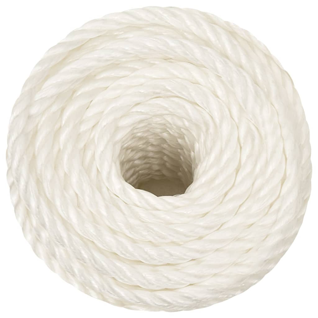 Vidaxl werktouw 20 mm 50 m polypropeen wit