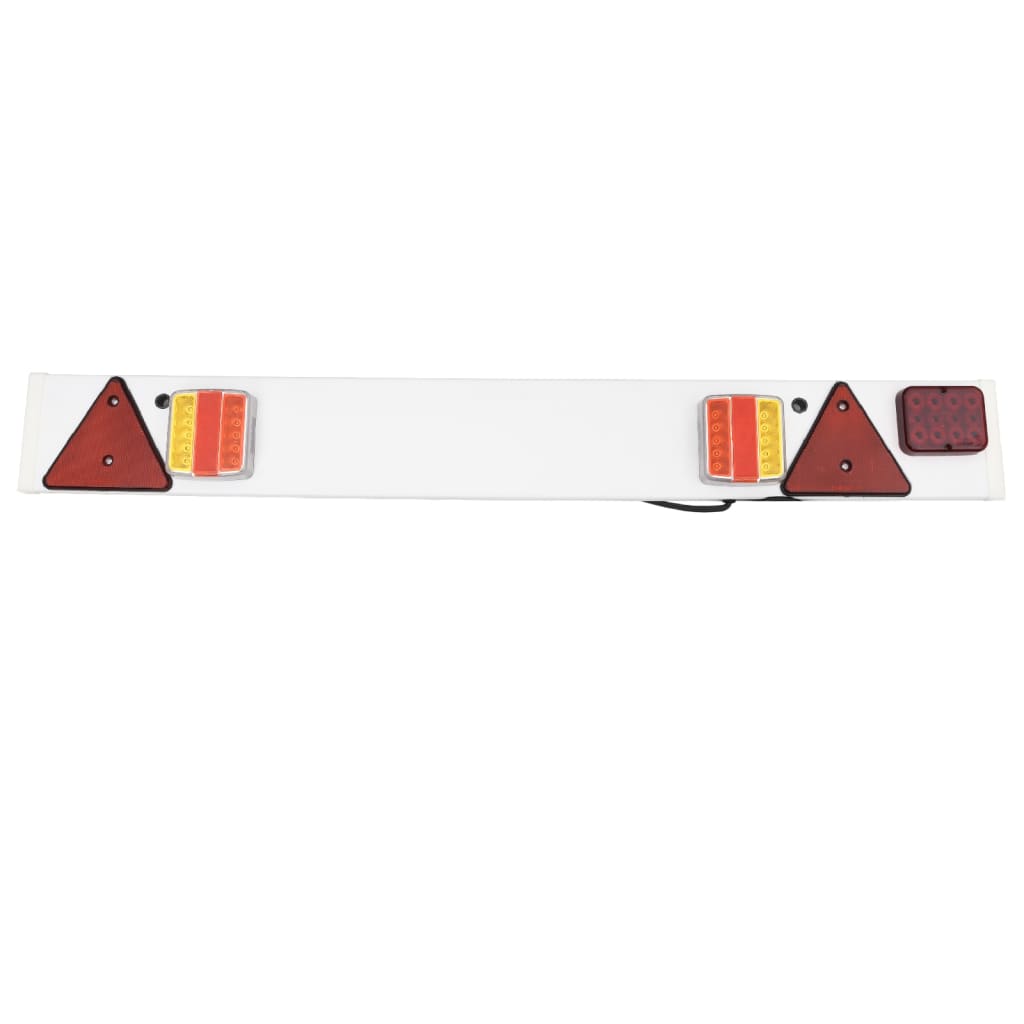 Vidaxl aanhangerverlichting led-lamp 12 v 115x6x14 cm rood