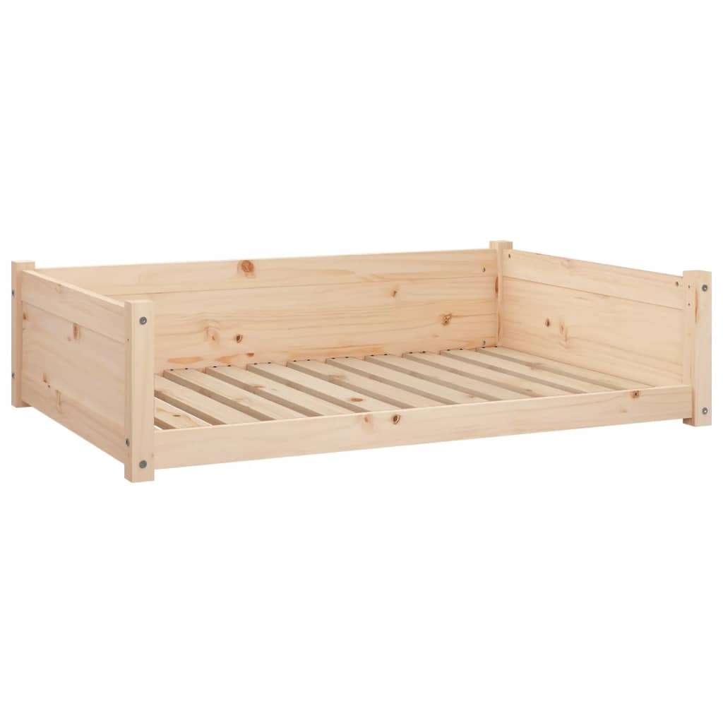 VidaXL Hondenmand 105,5x75,5x28 cm massief groenhout
