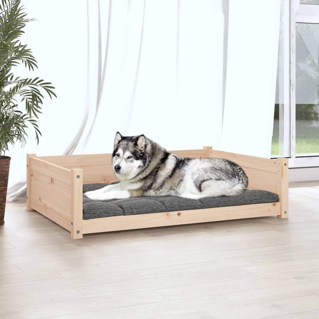 VidaXL Hondenmand 105,5x75,5x28 cm massief groenhout