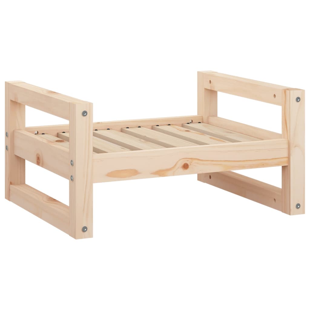Vidaxl hondenbed 55,5x45,5x28 cm massief grenenhout
