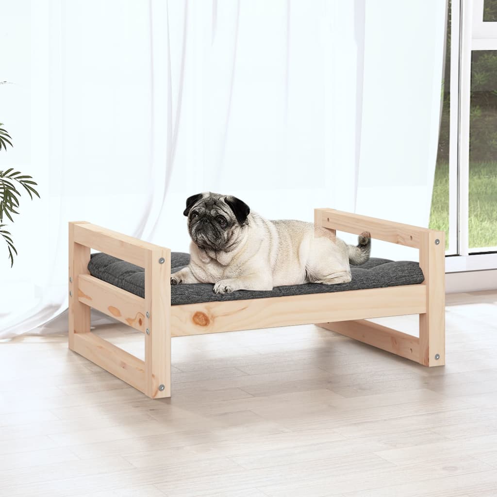 VidaXL Hondenmand 65,5x50,5x28 cm massief groenenhout