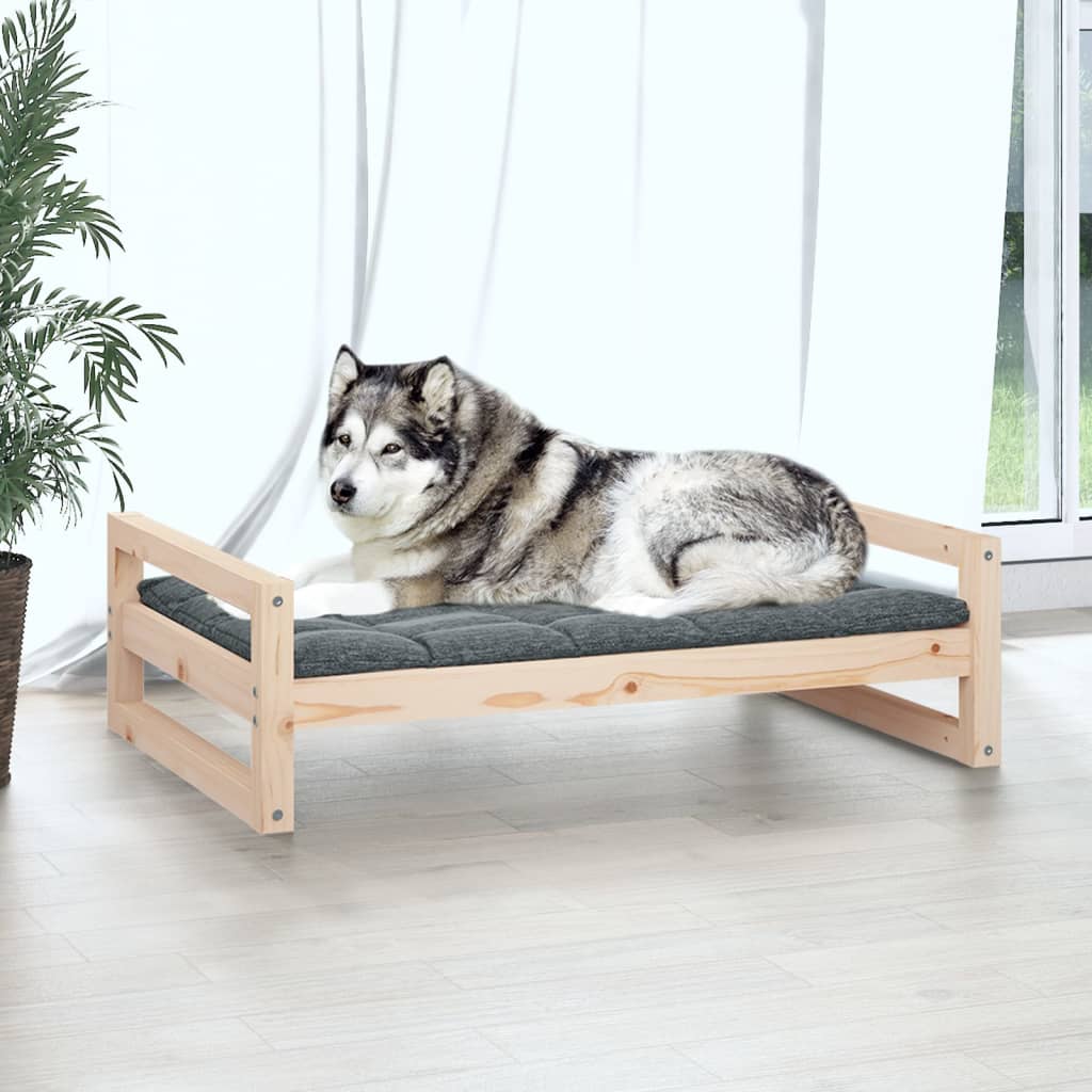 VidaXL Hondenmand 105,5x75,5x28 cm massief groenhout