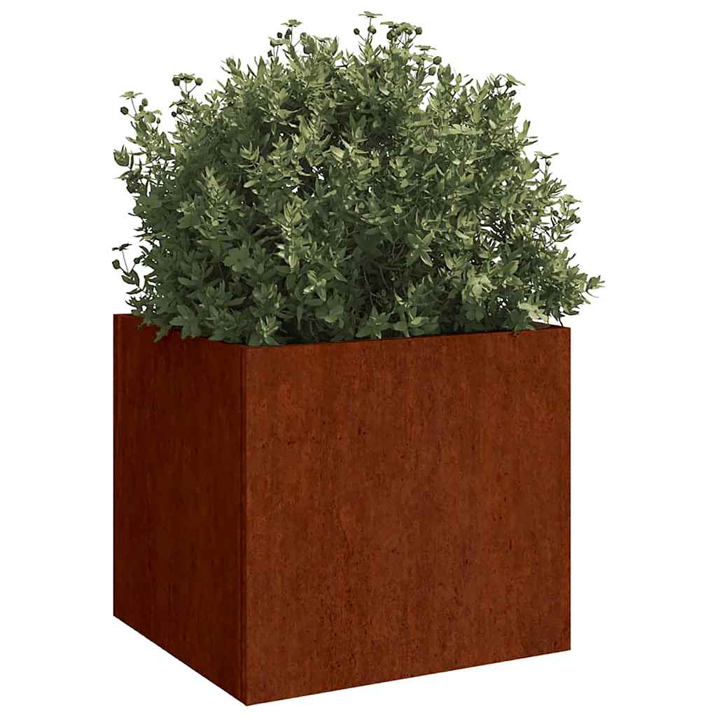 Vidaxl plantenbak 49x47x46 cm cortenstaal