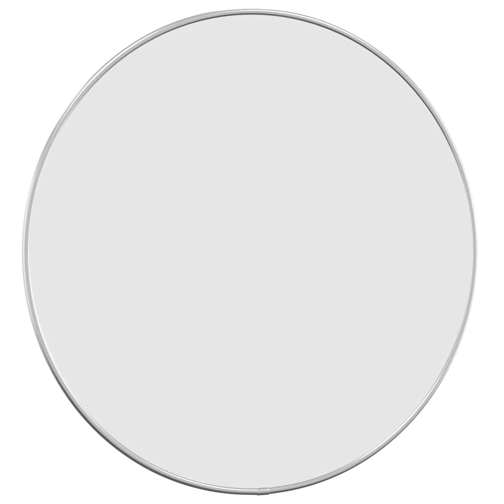 Vidaxl wandspiegel rond ø50 cm zilverkleurig
