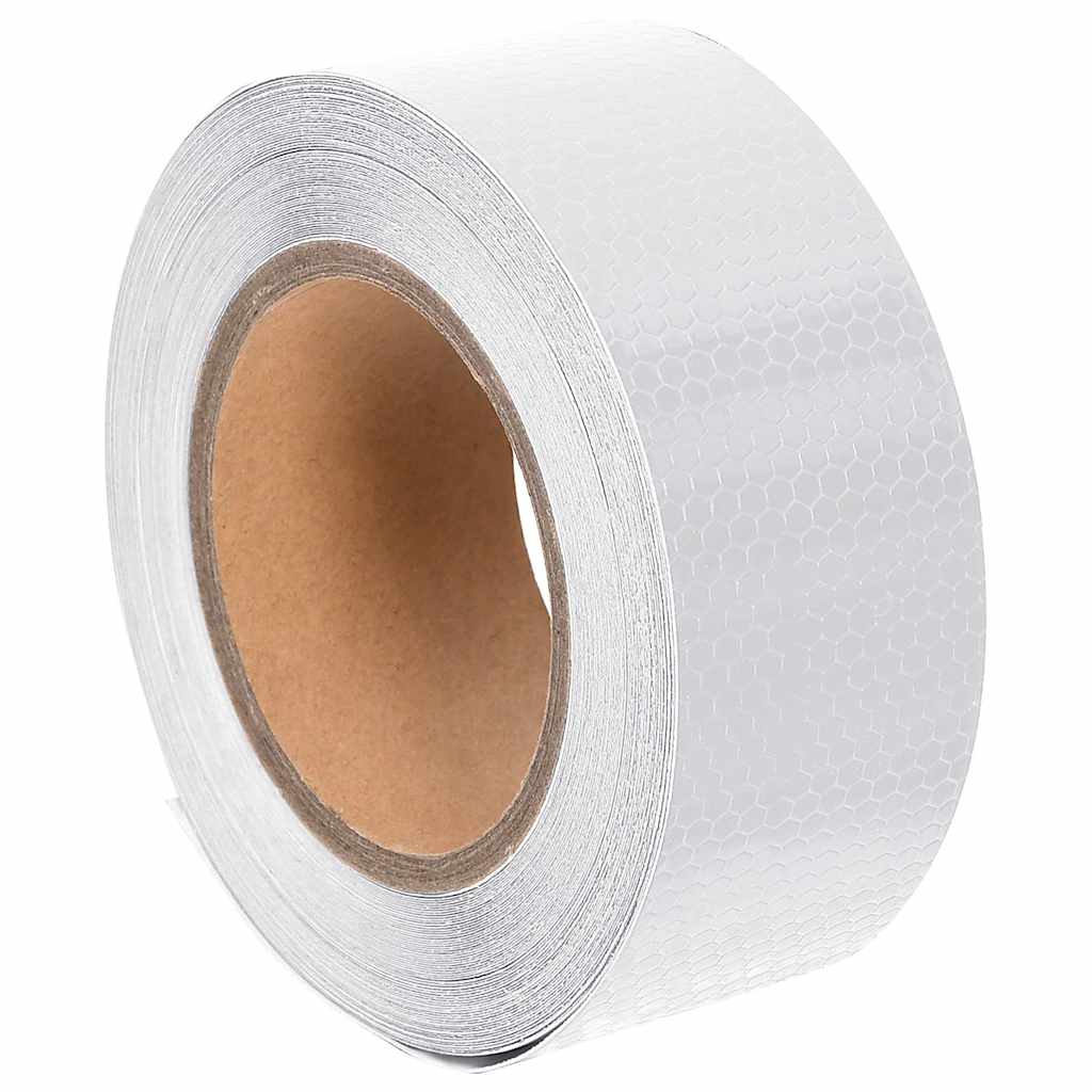 Vidaxl reflecterende tape 5 cm x 20 m pvc wit