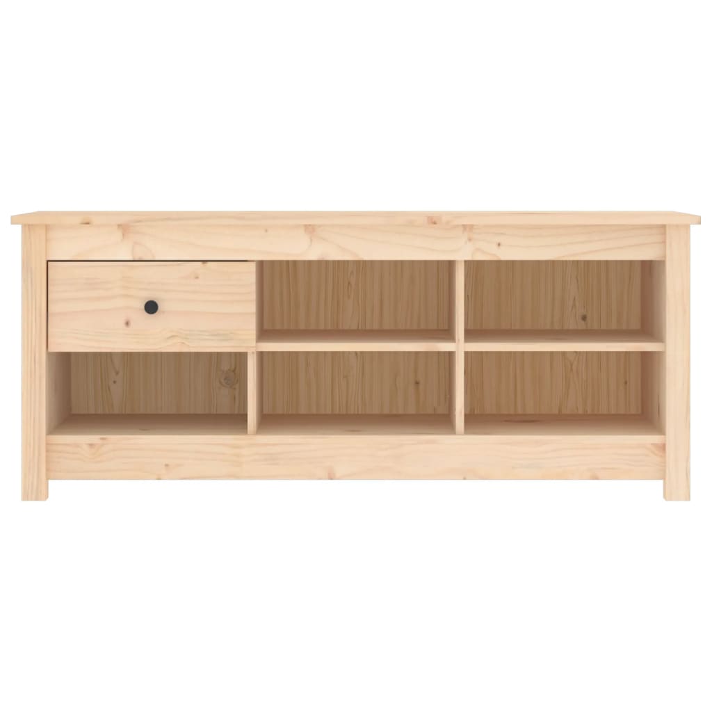 Vidaxl schoenenkast 110x38x45,5 cm massief groenhout