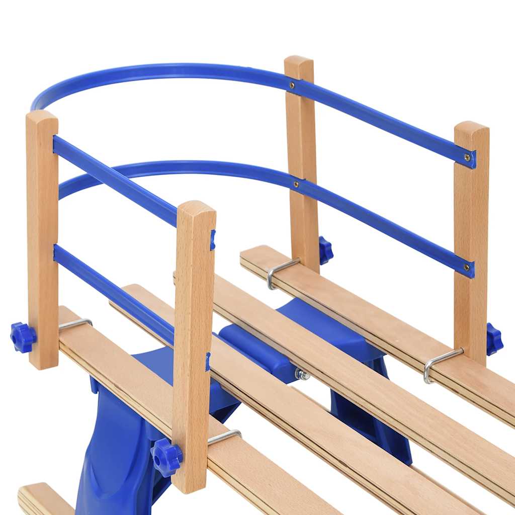 Vidaxl rugleuning voor slaap multiplex blauw