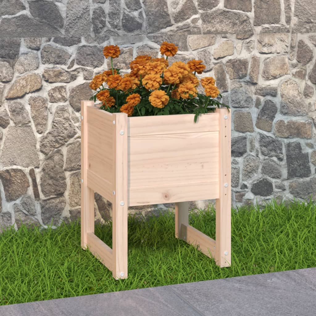 Vidaxl plantenbak 40x40x52,5 cm massief groenhout