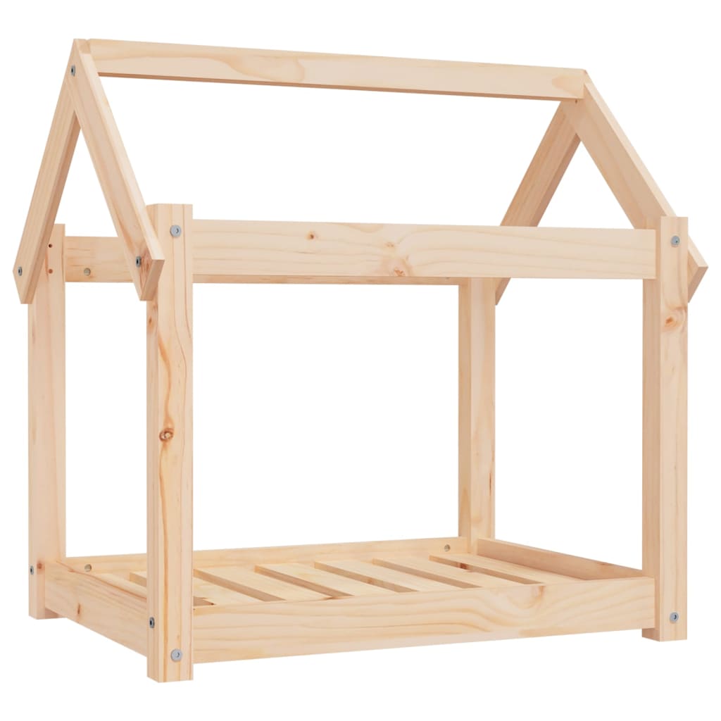 VidaXL Hondenmand 71x55x70 cm massief groenhout