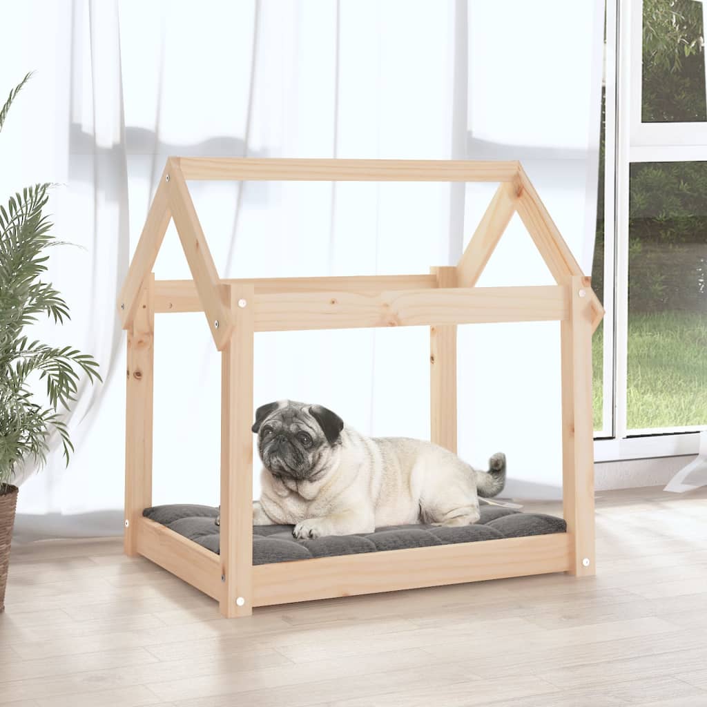 VidaXL Hondenmand 71x55x70 cm massief groenhout