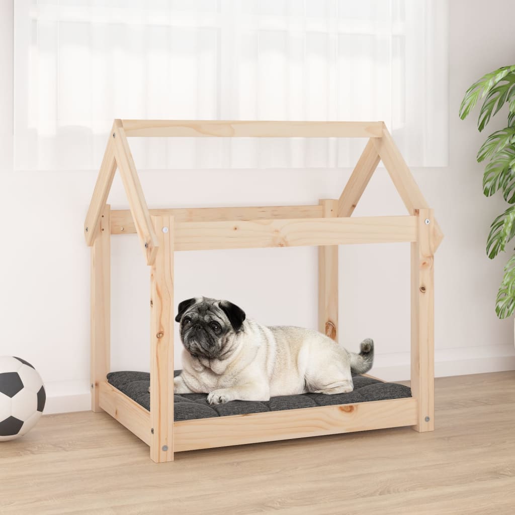VidaXL Hondenmand 71x55x70 cm massief groenhout