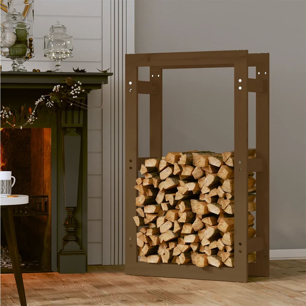Vidaxl haardhoutrek 60 x 25 x 100 cm massief groenhout honingbruin