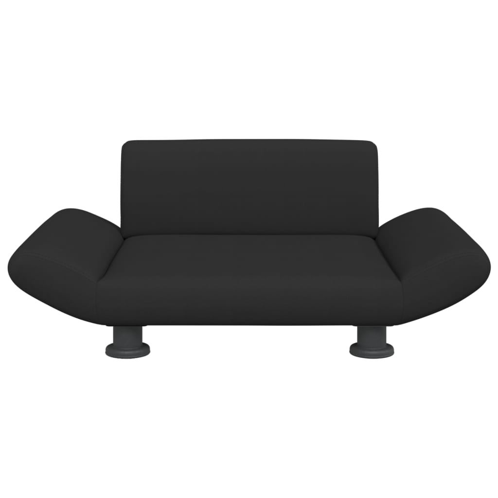 Vidaxl hondenmand 70x45x28 cm stof zwart