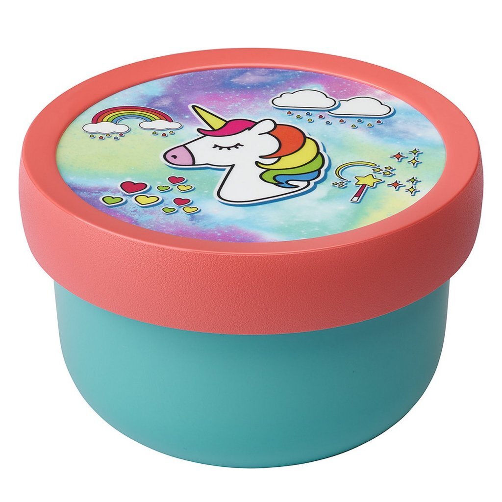 Mepal campus fruitbox eenhoorn 300 ml roze groen