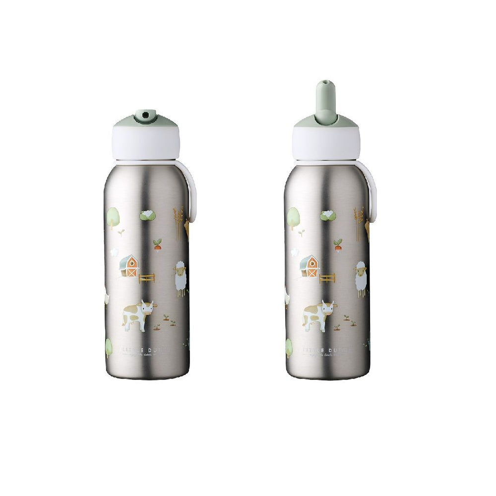 Mepal little dutch farm isoleerfles flip 350ml