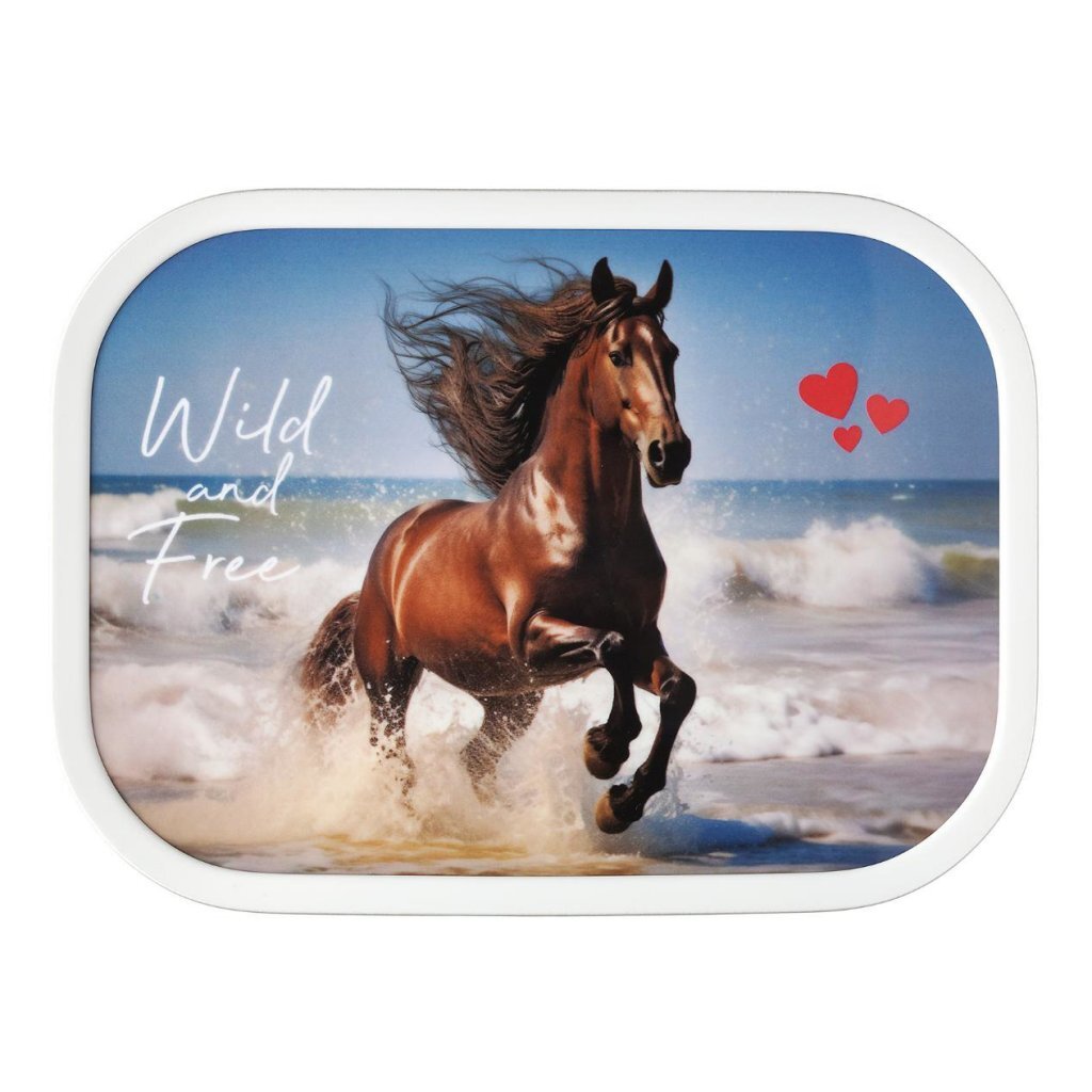 Mepal lunchbox campus wild paard wit blauw
