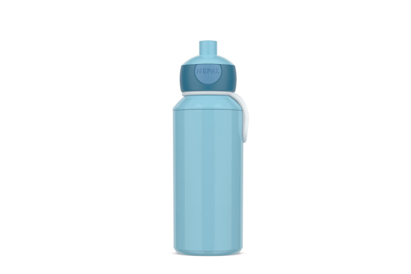 Mepal pop-up drinkfles campus - 400 ml - sluit goed af - drinkbeker voor kinderen - cool blue