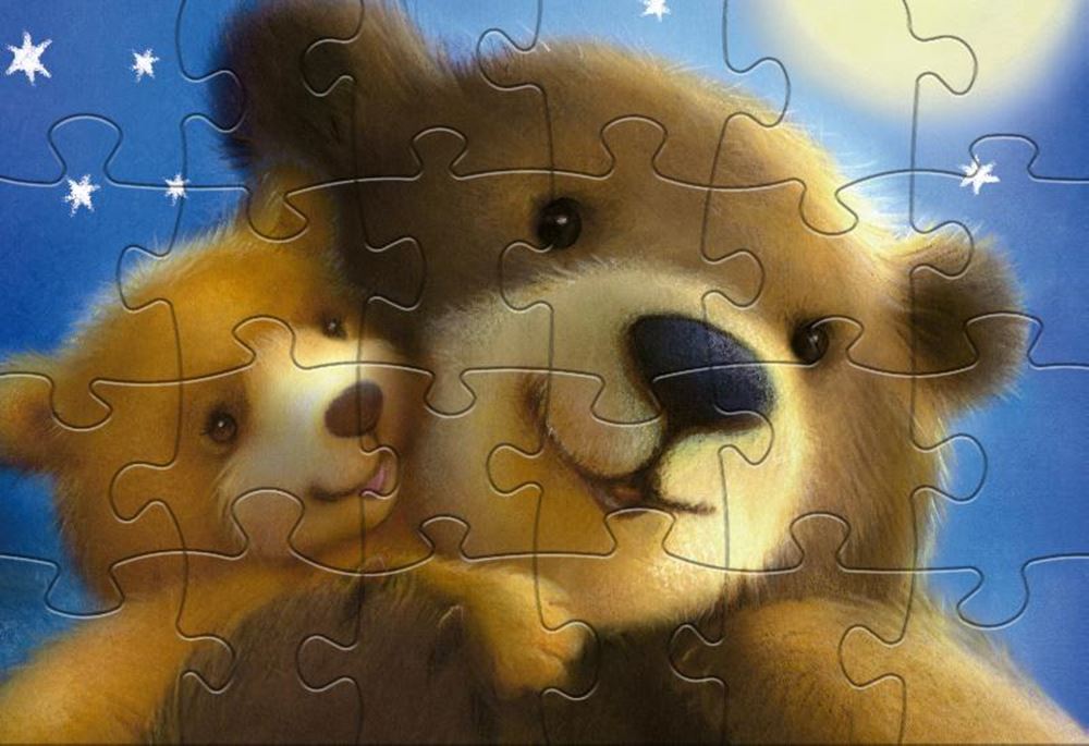 puzzle Sweetest Bear junior 24 48 pièces