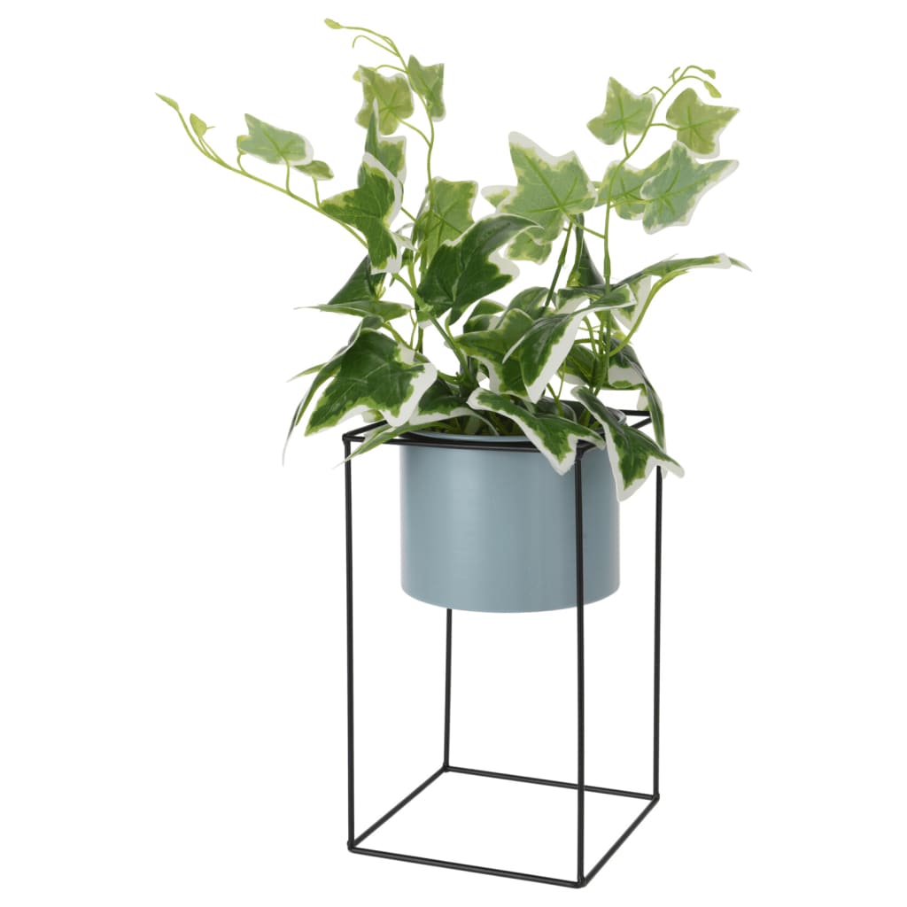 HS Collectie HS Collectie Kunstplant in pot met metalen standaard 44 cm
