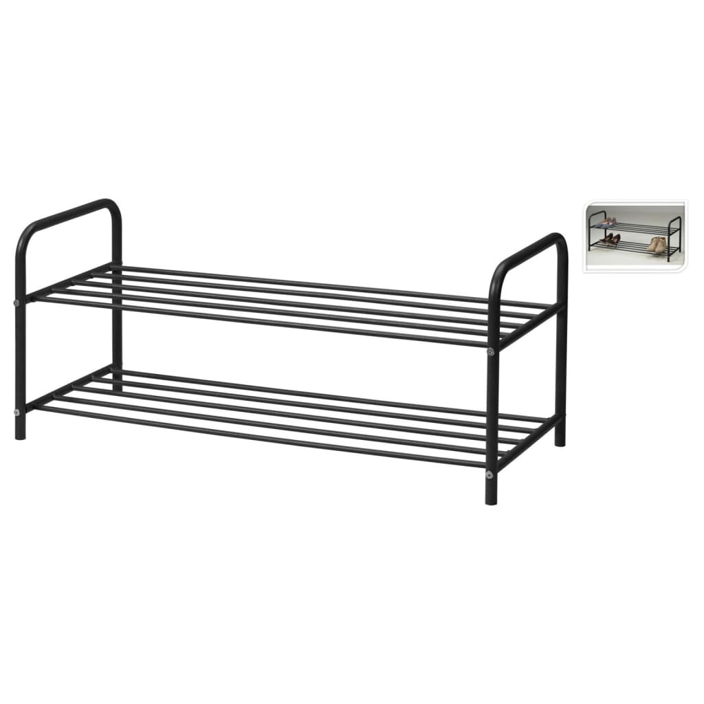 Opbergoplossingen Opbergoplossingen Schoenenrek met 2 lagen 91x35x38,5 cm