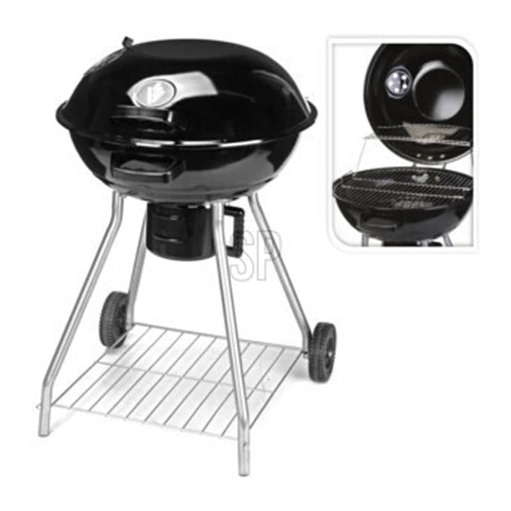 Vaggan houtskoolbarbecue op wielen ø 56 cm zwart