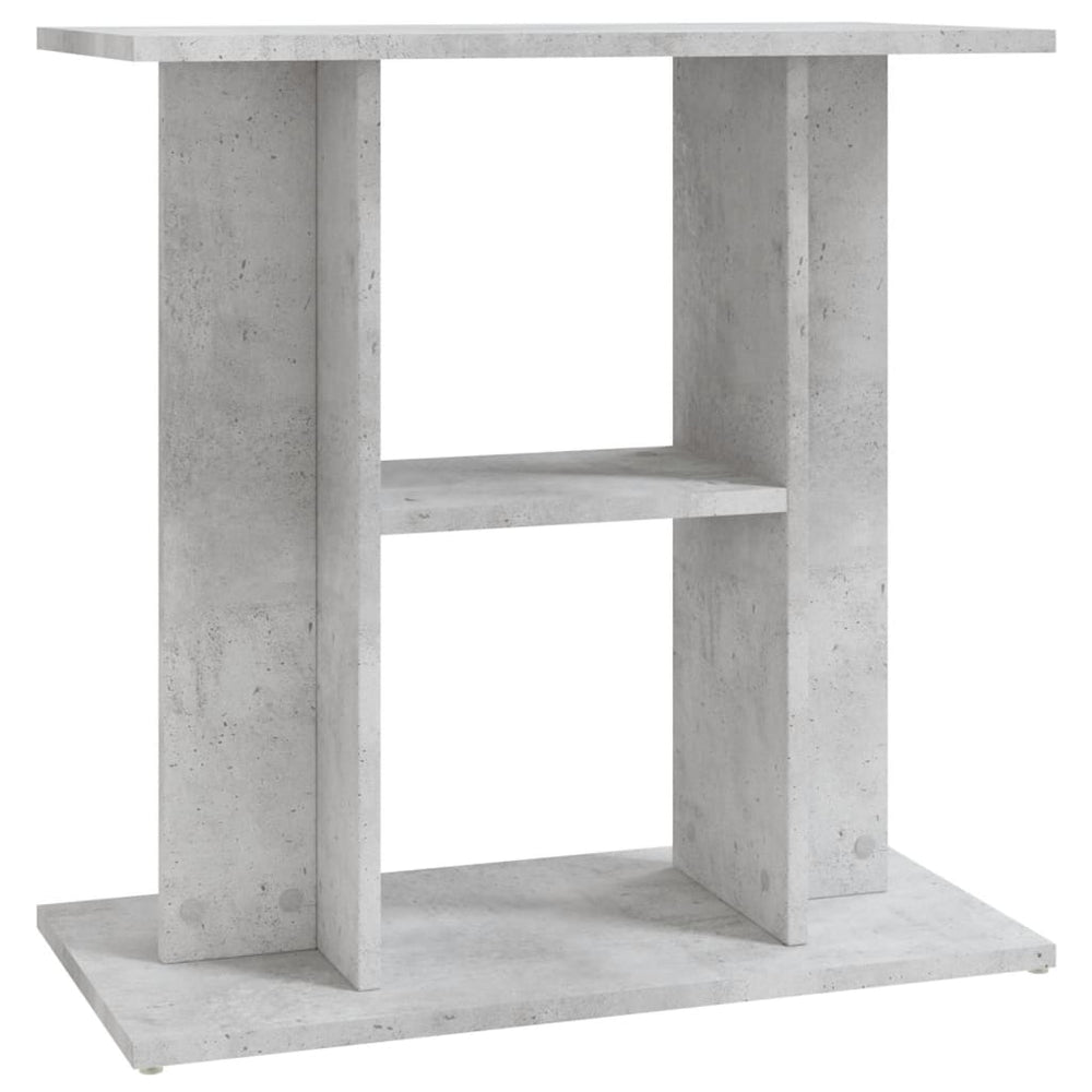 Vidaxl aquariumstandaard betongrijs 60x30x60 cm bewerkt hout