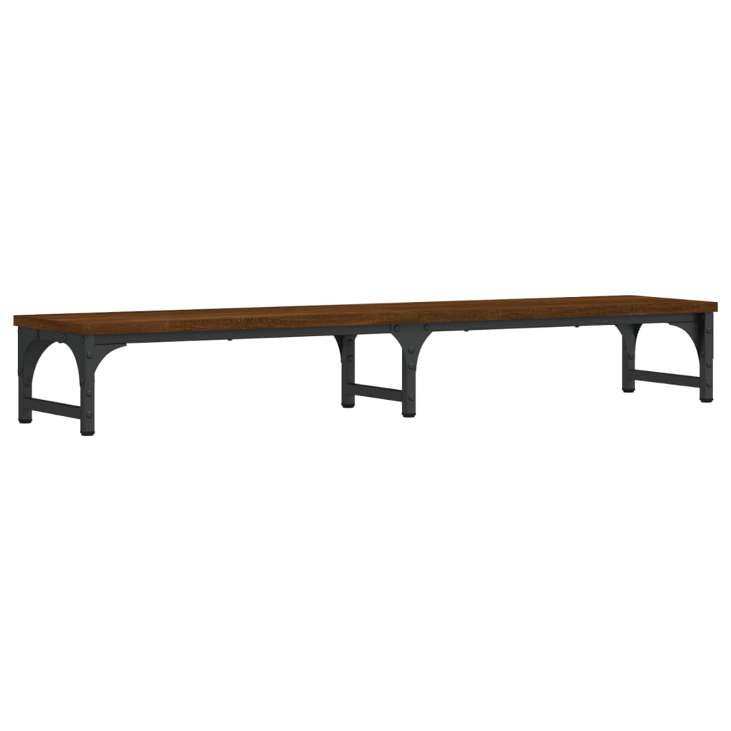 Vidaxl monitorstandaard 105x23x15,5 cm bewerkt hout bruin eikenkleur