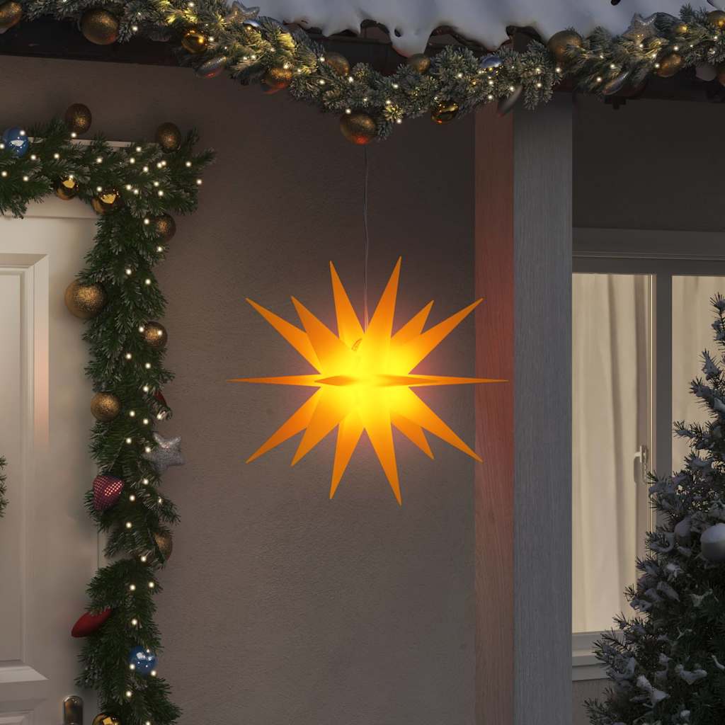 Vidaxl kerstlamp met led inklapbaar 57 cm geel