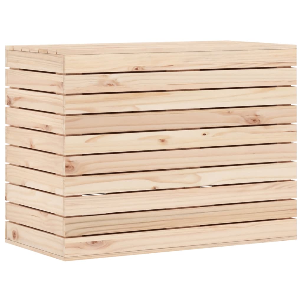 Vidaxl wasmand 88,5x44x66 cm massief groenhout