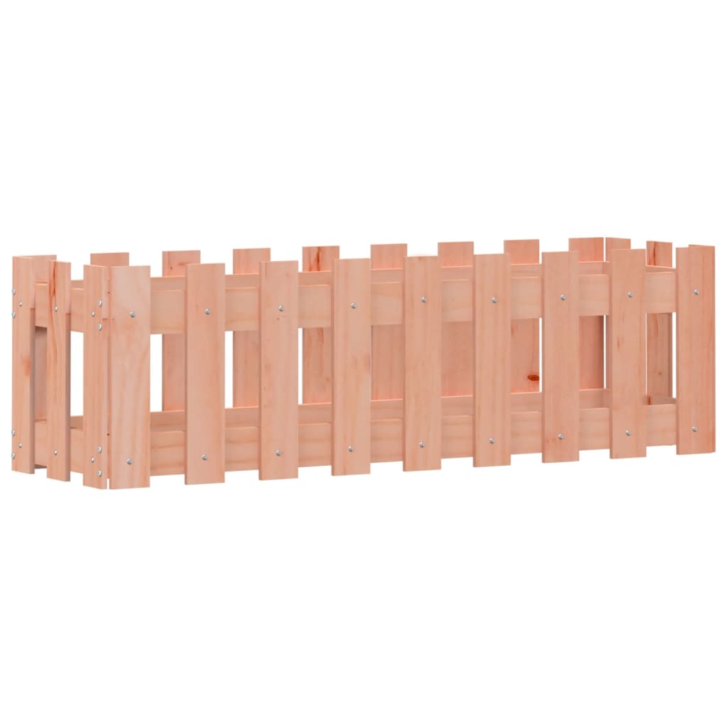 Vidaxl plantenbak verlicht hekontwerp 100x30x30 cm massief douglashout