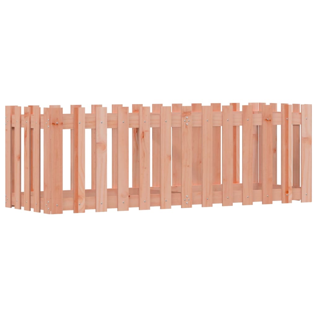 Vidaxl plantenbak klonk hekontwerp 150x50x50 cm massief douglashout