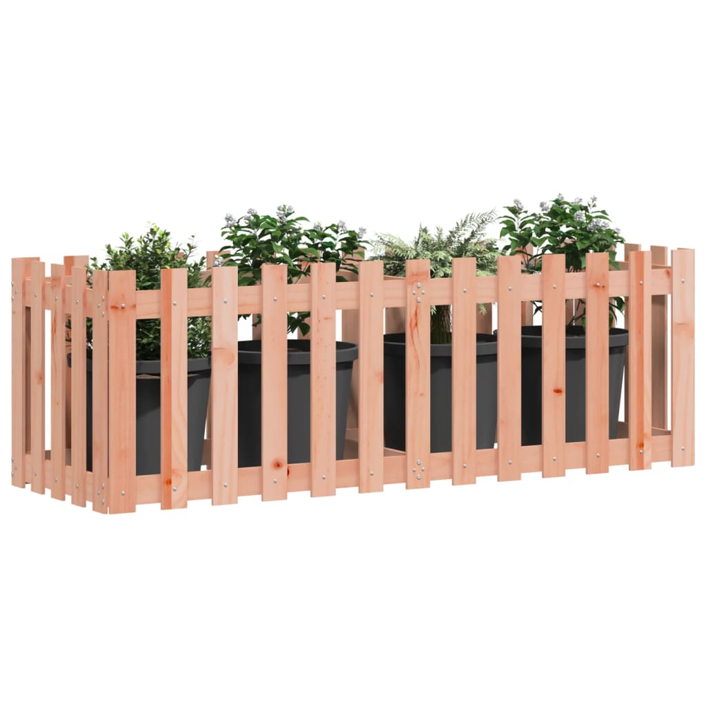 Vidaxl plantenbak klonk hekontwerp 150x50x50 cm massief douglashout