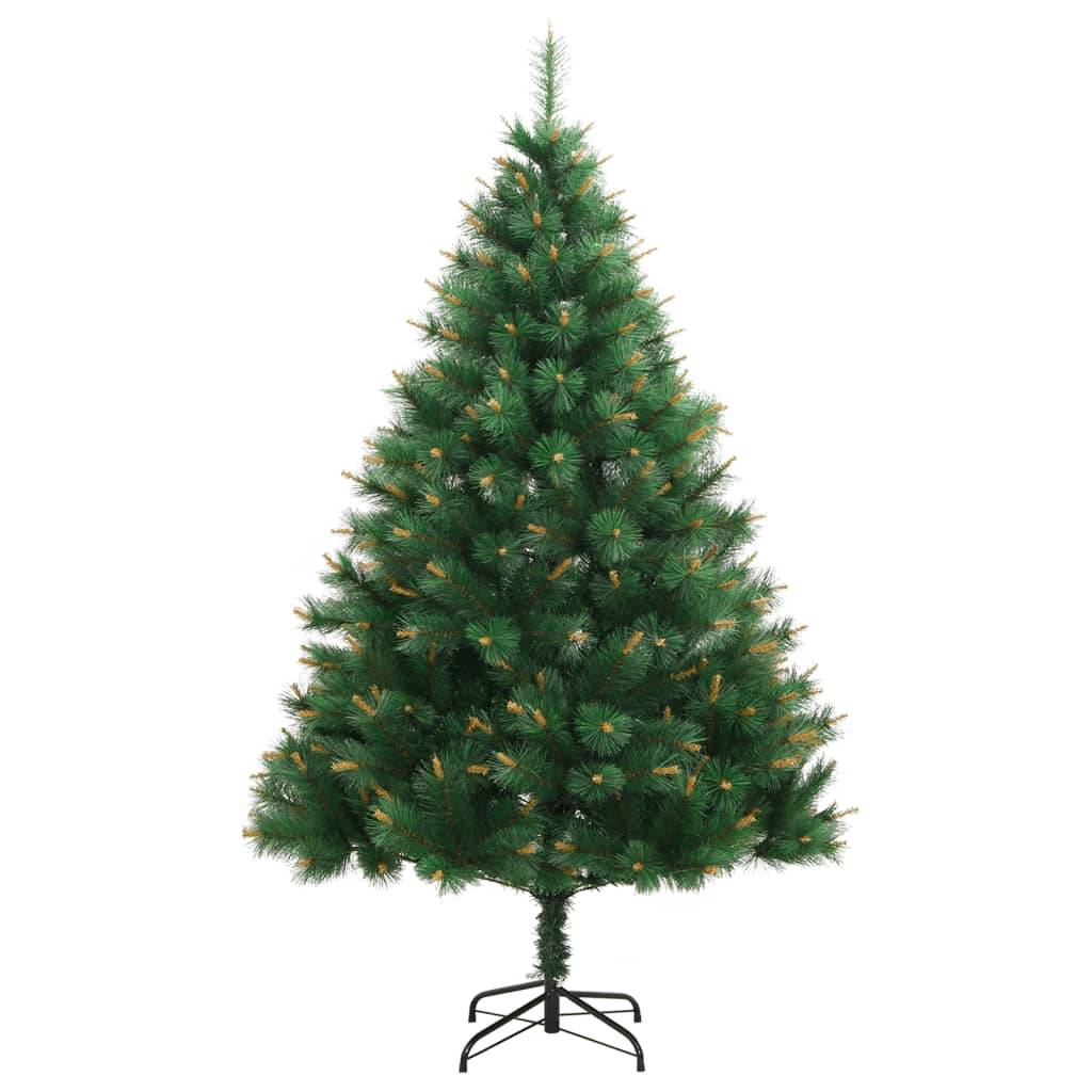 Vidaxl kunstkerstboom met scharnieren en standaard 240 cm