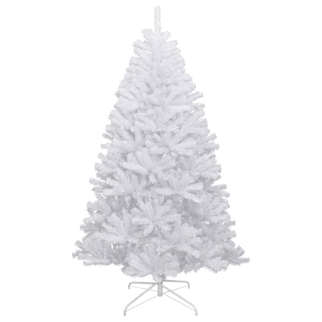 VidaXL Kunstkerstboom met scharnieren en sneeuw 210 cm
