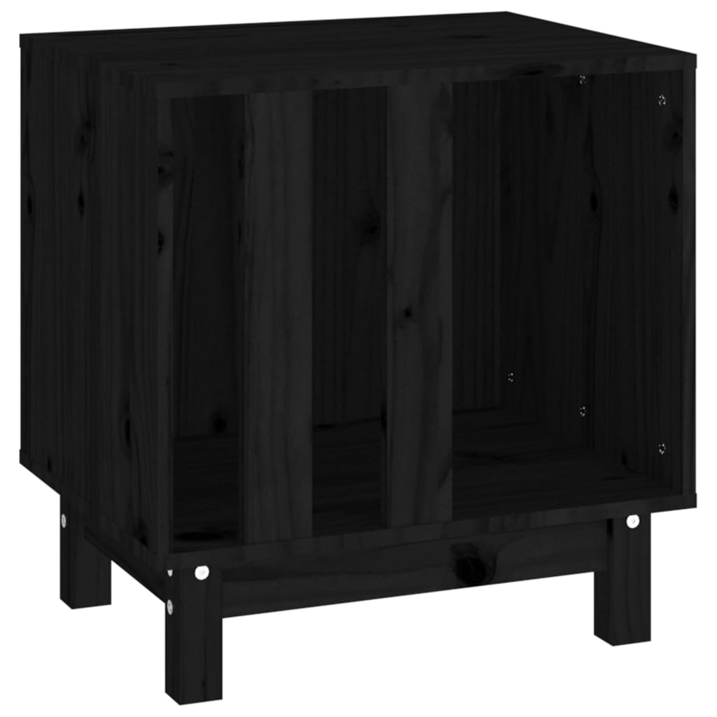 Vidaxl hondenhok 50x40x52 cm massief groenenhout zwart