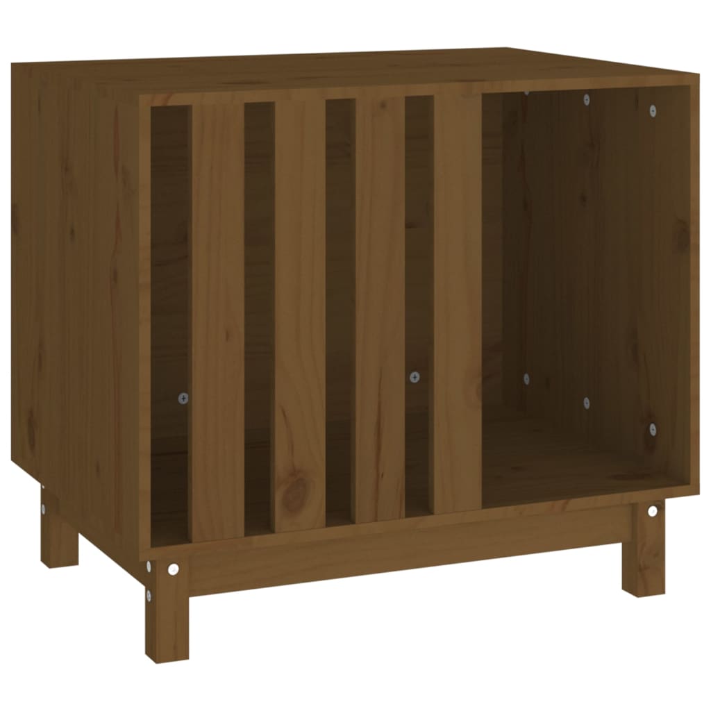 VidaXL Hondenhok 70x50x62 cm massief groenenhout honingbruin