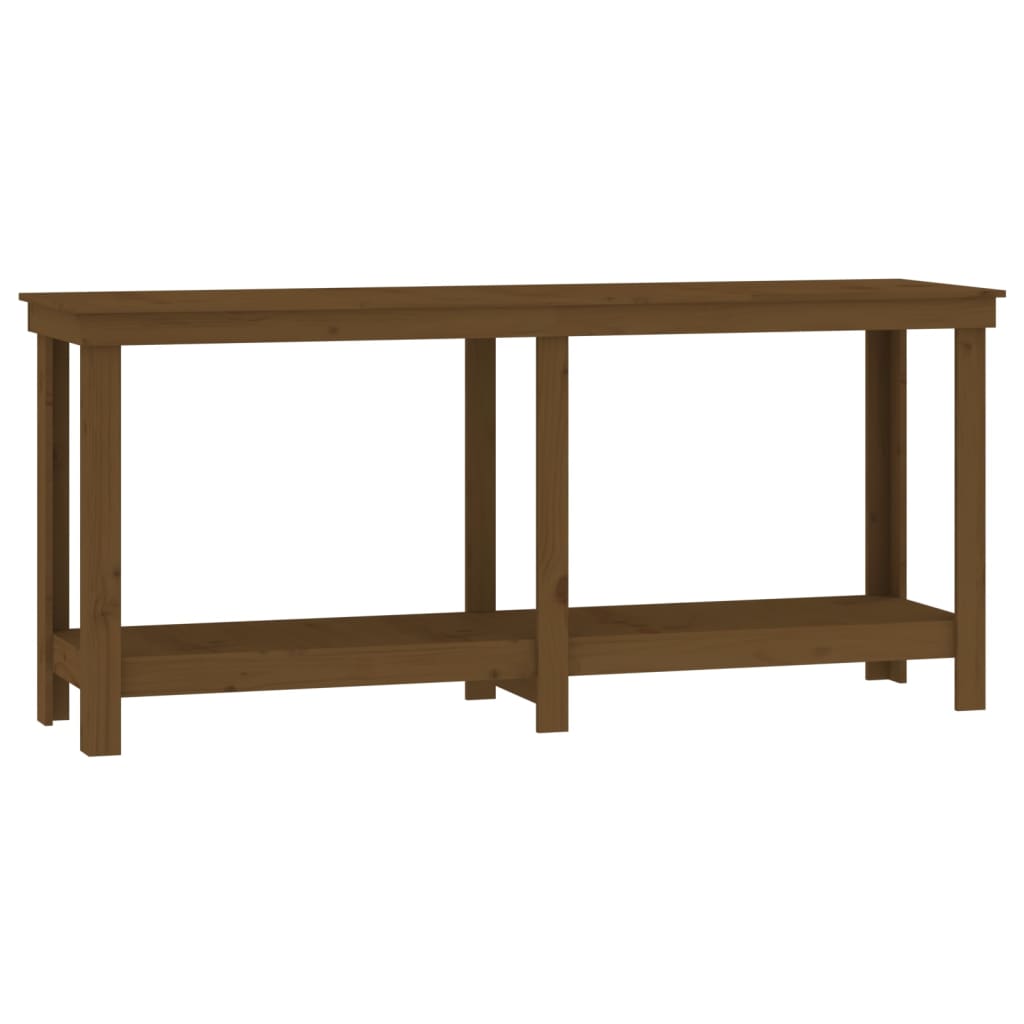 Vidaxl werkbank 180x50x80 cm massief groenhout honingbruin