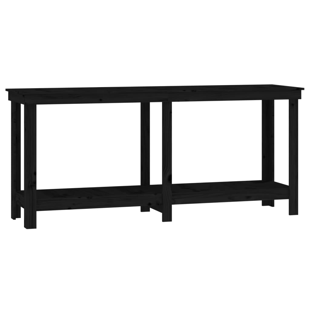 Vidaxl werkbank 180x50x80 cm massief groenenhout zwart
