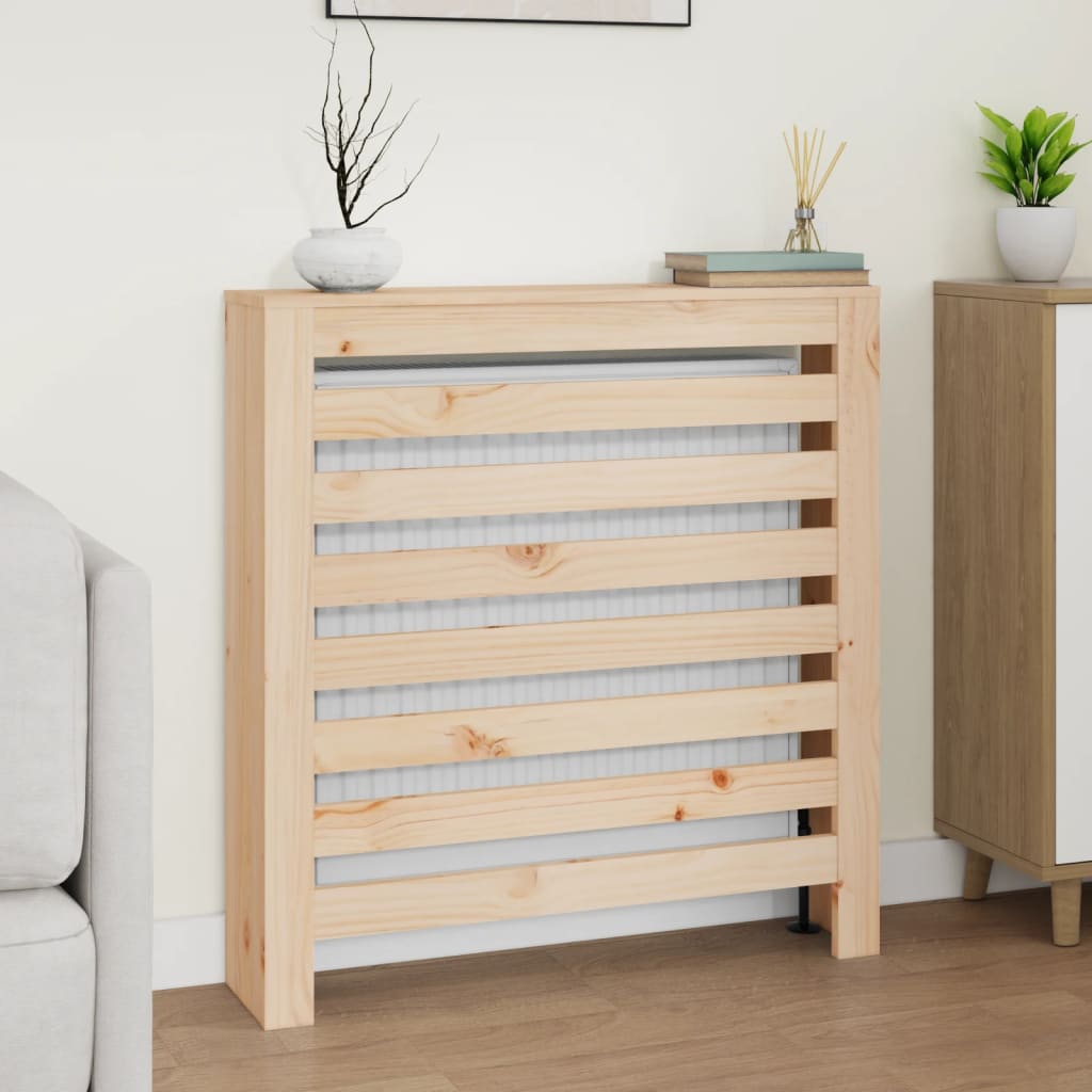 Vidaxl radiatorombouw 79,5x19x84 cm massief groenhout