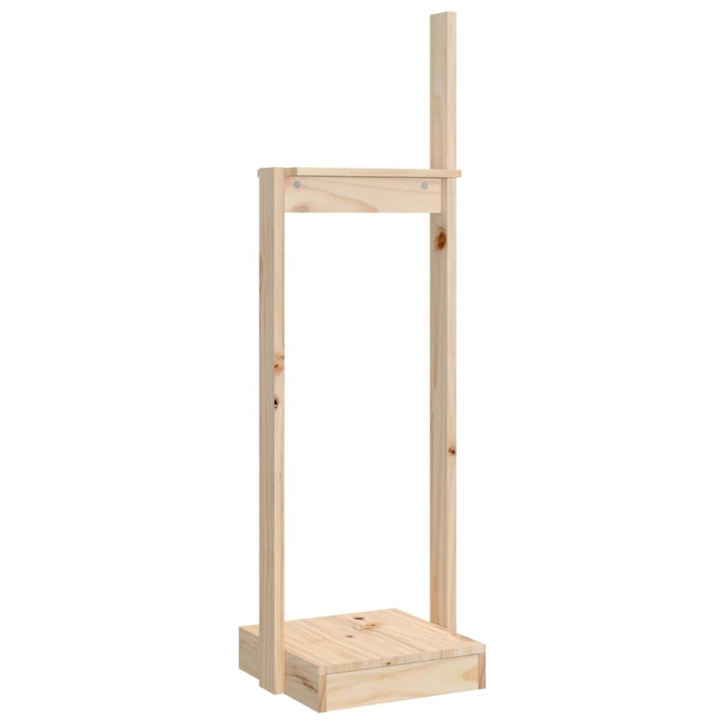 Vidaxl houtblokhouder 33,5x30x110 cm massief groenhout