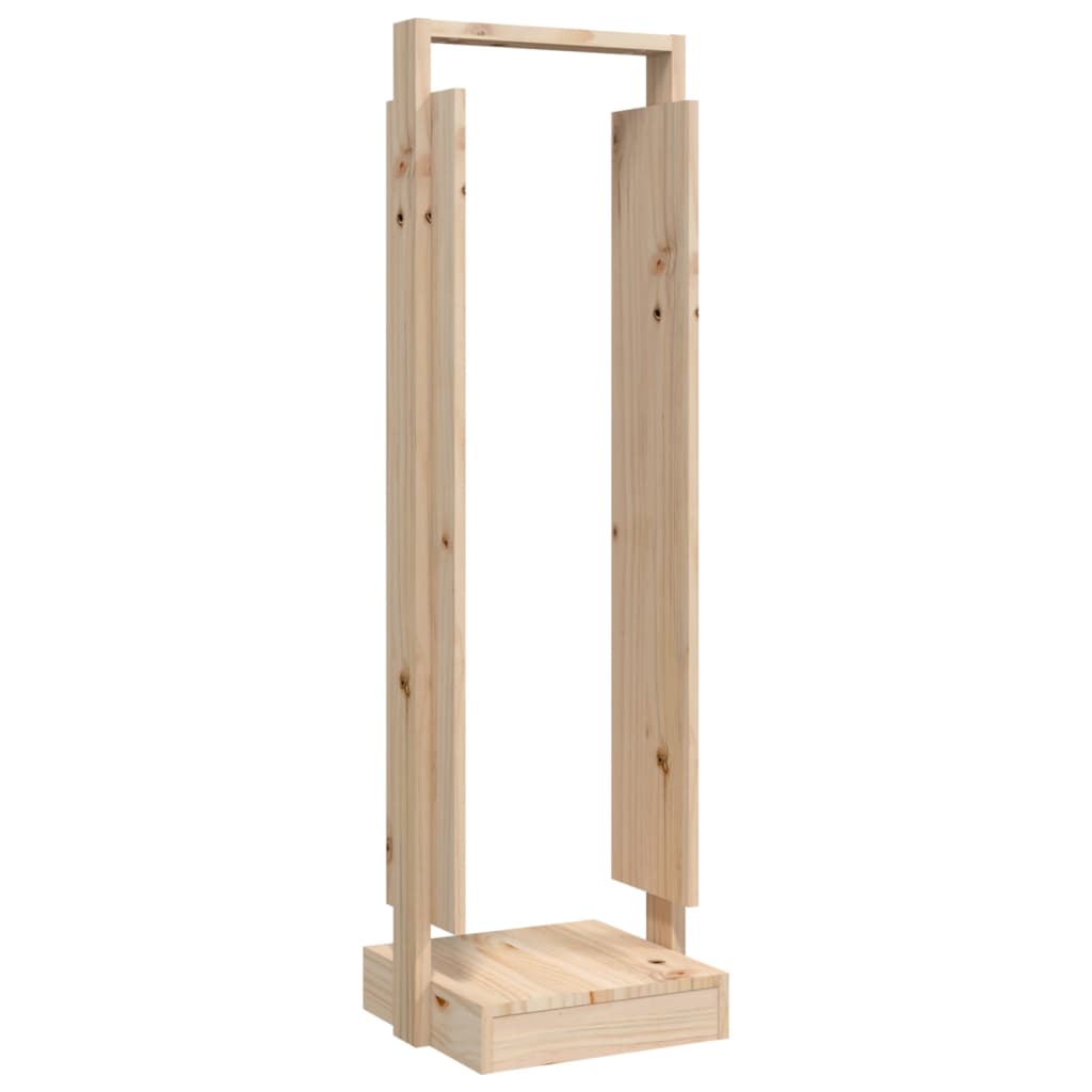 Vidaxl houtblokhouder 33,5x30x110 cm massief groenhout