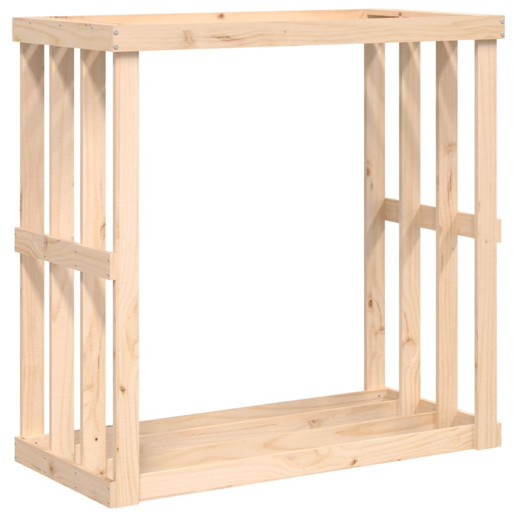 Vidaxl houtblokhouder 108x52x106 cm massief grenenhout