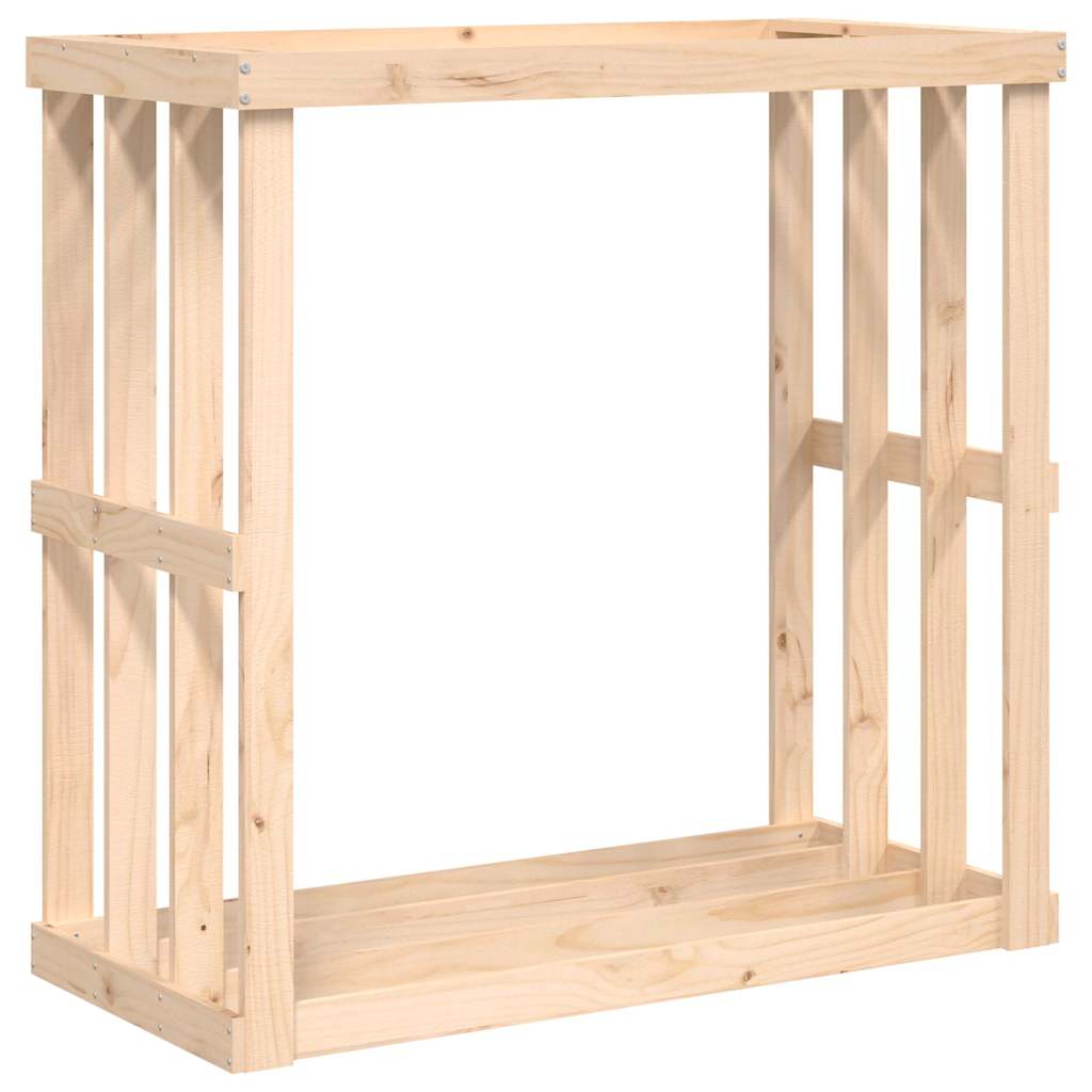 Vidaxl houtblokhouder 108x52x106 cm massief grenenhout