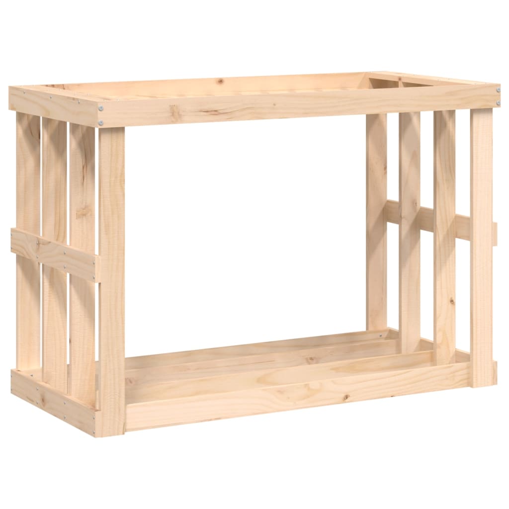 Vidaxl houtblokhouder 108x52x74 cm massief groenhout