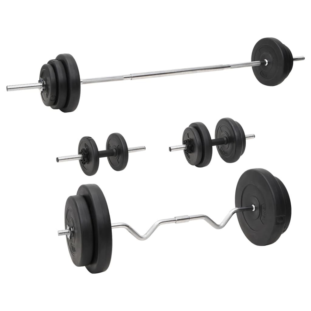 VidaXL Halsterset met gewichten 90 kg