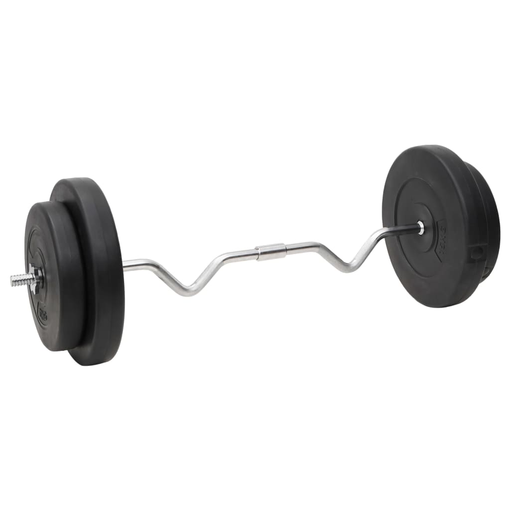 VidaXL Halsterset met gewichten 90 kg