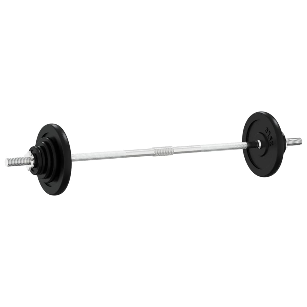 VidaXL Halster met gewichten 60 kg gietijzer